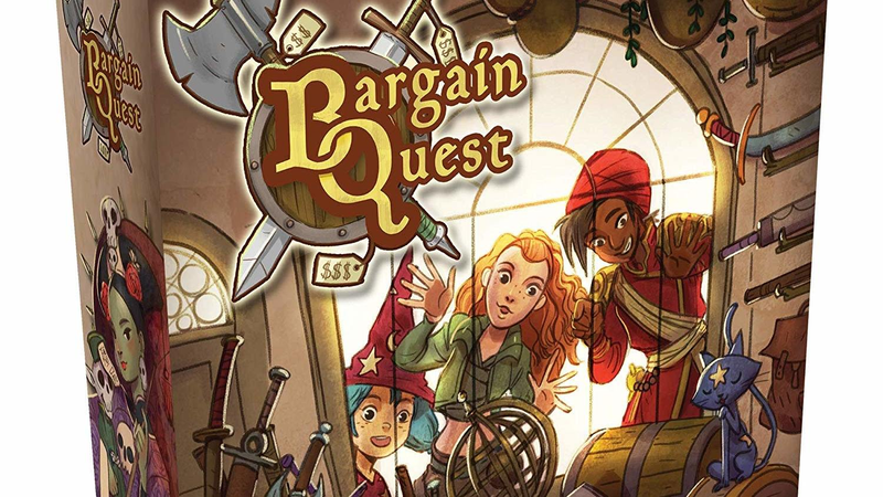 A look at the cover of Bargain Quest.